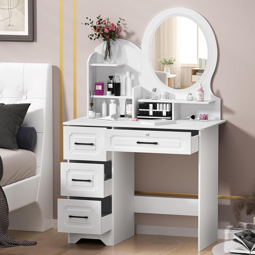 Dressing table with - with, lights