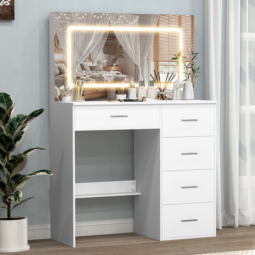 White vanity dressing table - white,