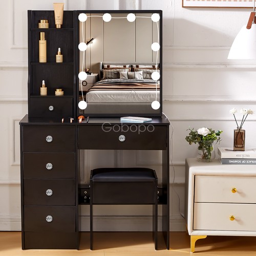 Dressing table black - dressing,
