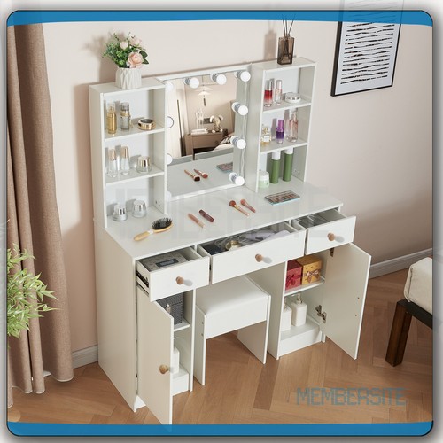 Large dressing table - table, led
