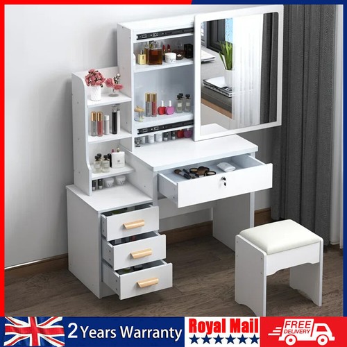 Large vanity desk with mirror - desk,