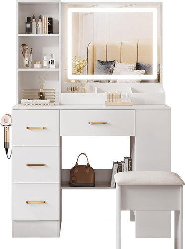 Dressing table with - table, and