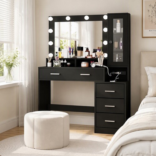 Dressing table with led lights - dressing,