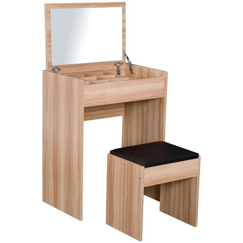 Dressing table with mirror and - table,
