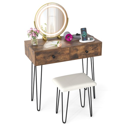 Costway makeup dressing - dressing, table