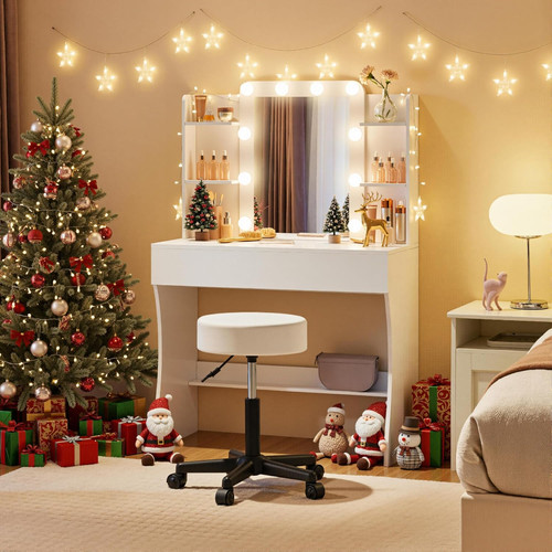 Dressing table with mirror - dressing,